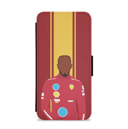 Hamilton In Red Flip / Wallet Phone Case