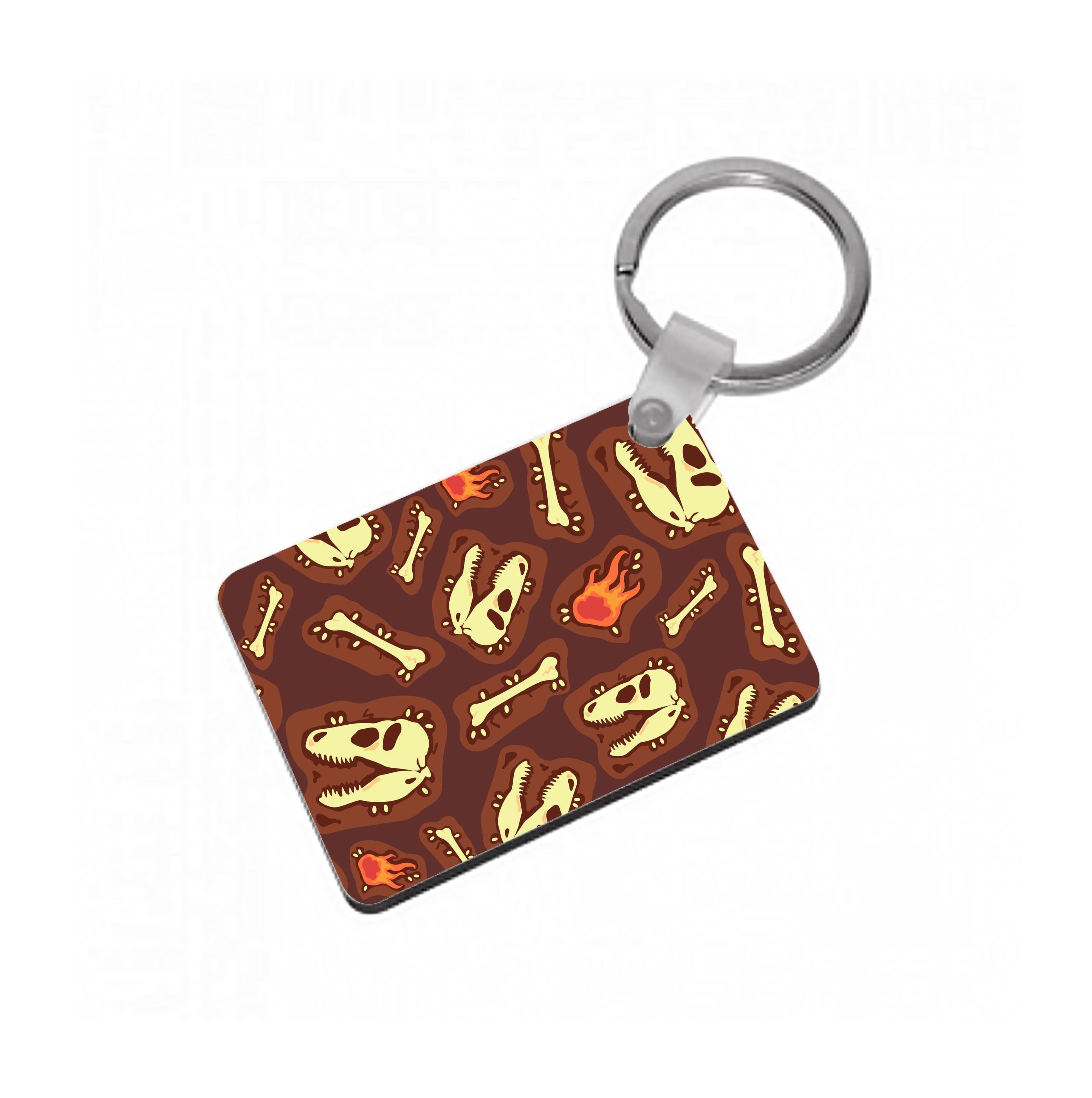 Bones And Skulls - Dinosaurs Keyring