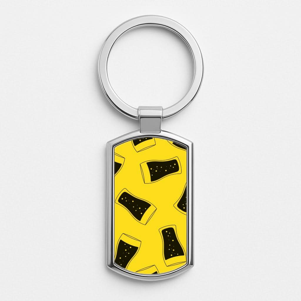 Pint Pattern Luxury Keyring