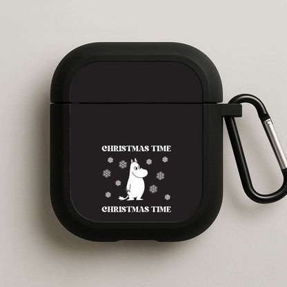 Christmas Time Moom Black AirPods Case