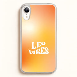 Leo Vibes Gradient Zodiac iPhone XR Case