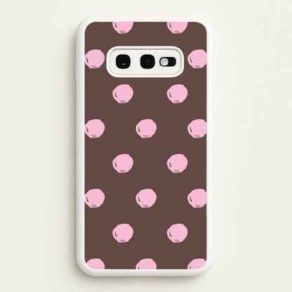 Chocolate & Strawberry Buttons Galaxy S10e Case