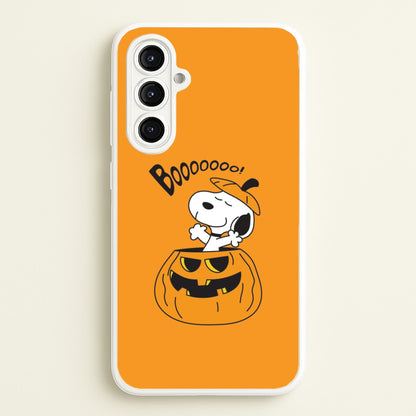Cartoon Beagle Pumpkin Galaxy A16 Case