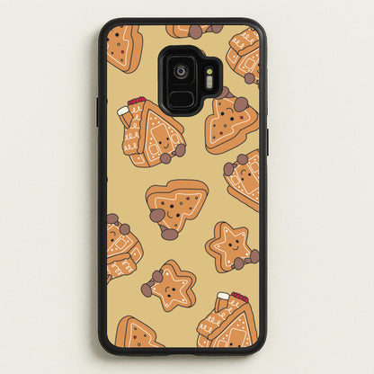 Gingerbread Plushies Pattern Galaxy S9 Case