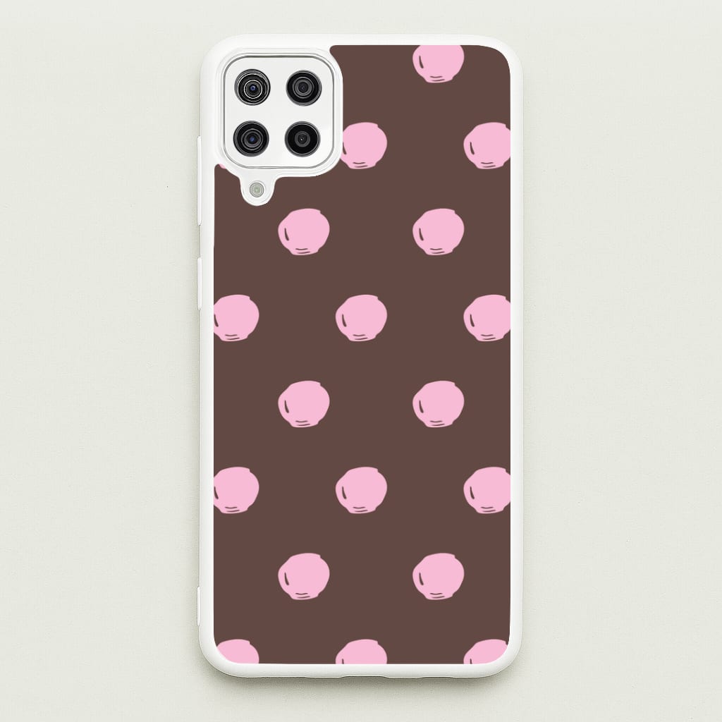 Chocolate & Strawberry Buttons Galaxy A12 Case