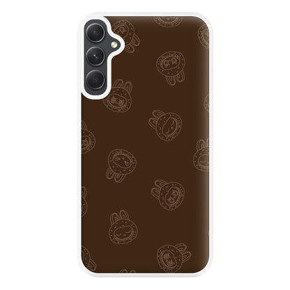 Monsters Outline Pattern I Galaxy A14 Case