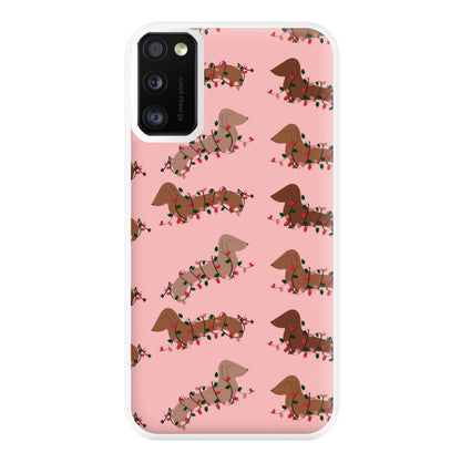 Dachshund Christmas Pattern Phone Case