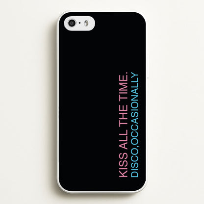 Disco Occasionally Text iPhone 5 / 5s / SE 2016 Case