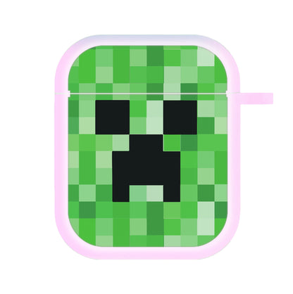 Creeper Face - Mining AirPods Case