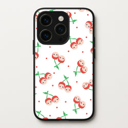 Cherry Angels Pattern iPhone 14 Pro Case