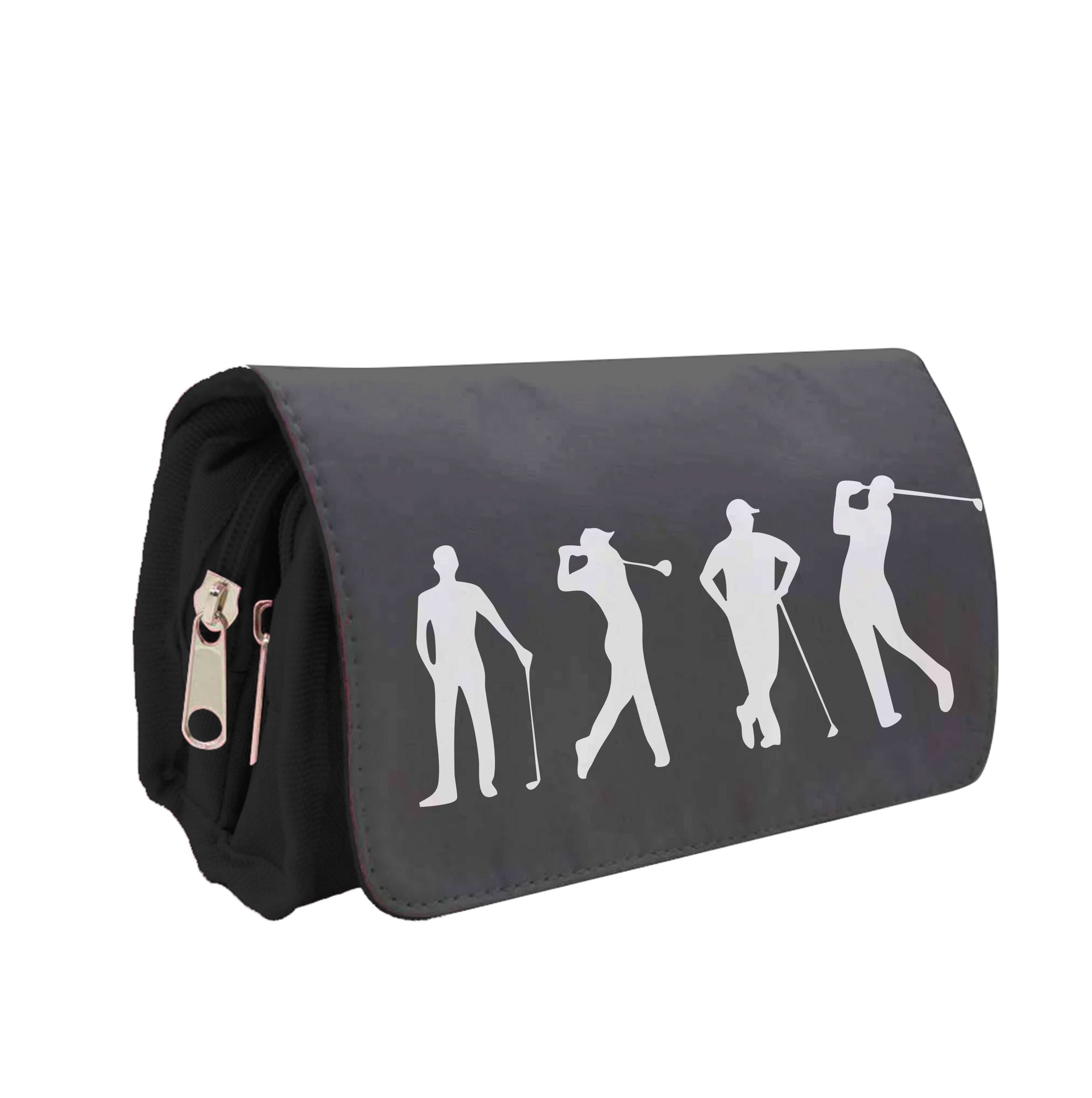 Golf Silhouettes Pencil Case