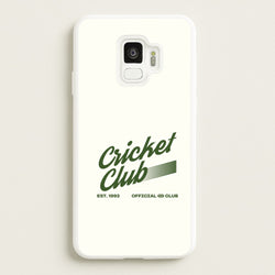 Official Cricket Club Galaxy S9 Case