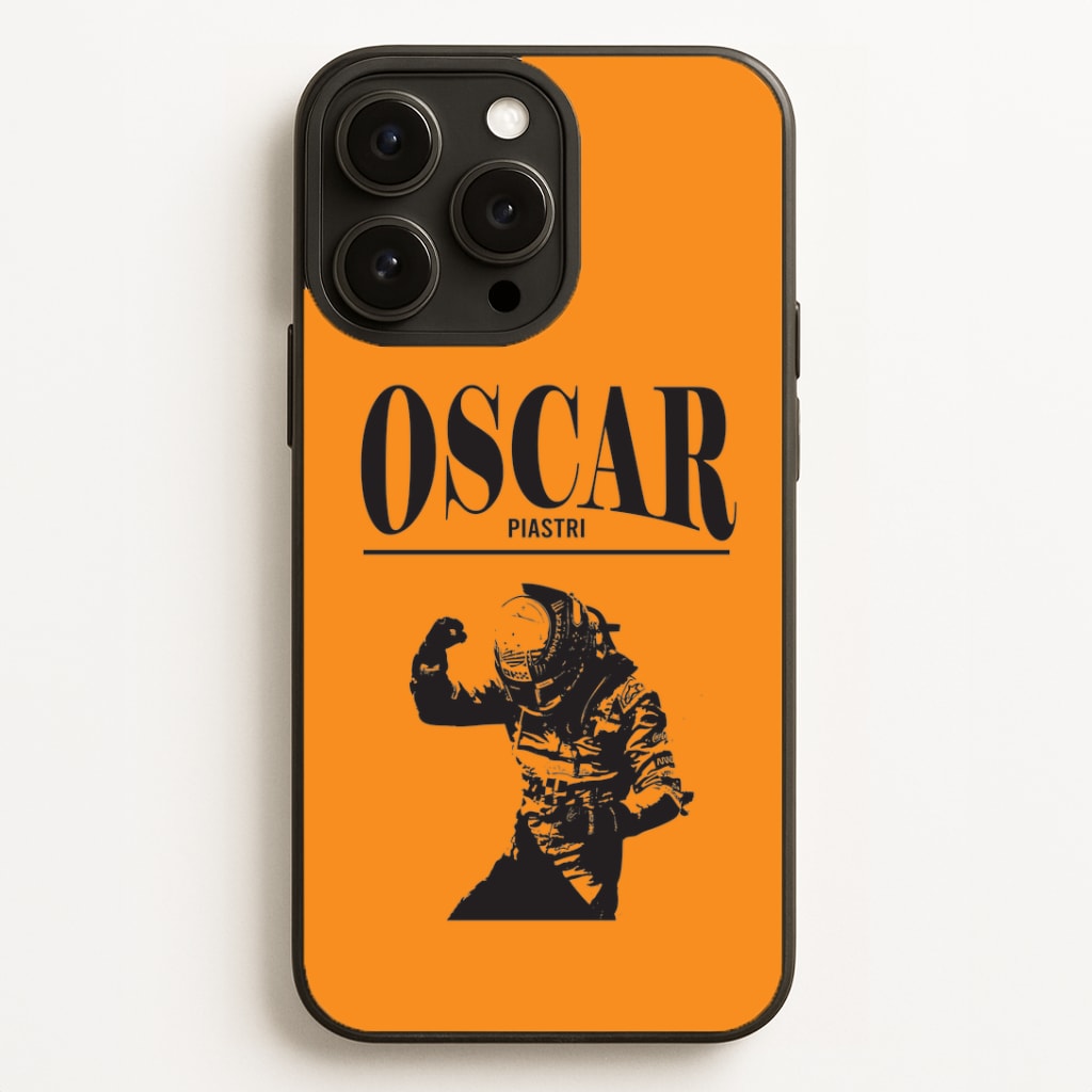 Oscar Orange And Black iPhone 16 Pro Max Case
