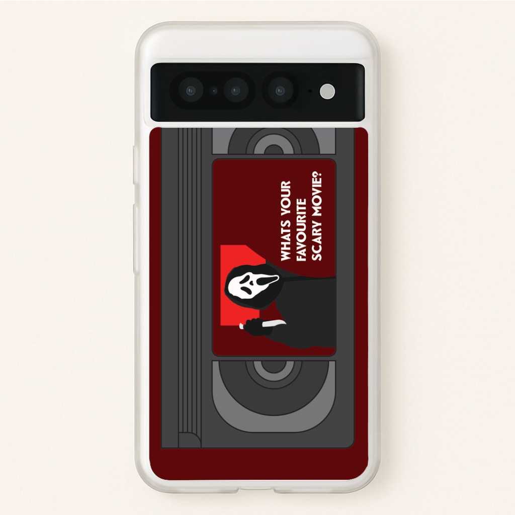 Horror Movie 7 VHS Tape Google Pixel 7 Pro Case