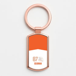 Bearman Helmet 2026  Rose Gold Keyring