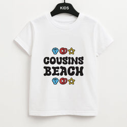Cartoon Cousins Beach Kids Unisex T-Shirt