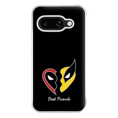 Superhero Best Friends Locket Google Pixel 9a Case