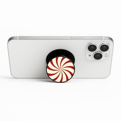 Peppermint Swirl Pattern Phone Stand