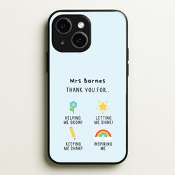 Thank You For Helping Me iPhone 15 Plus Case