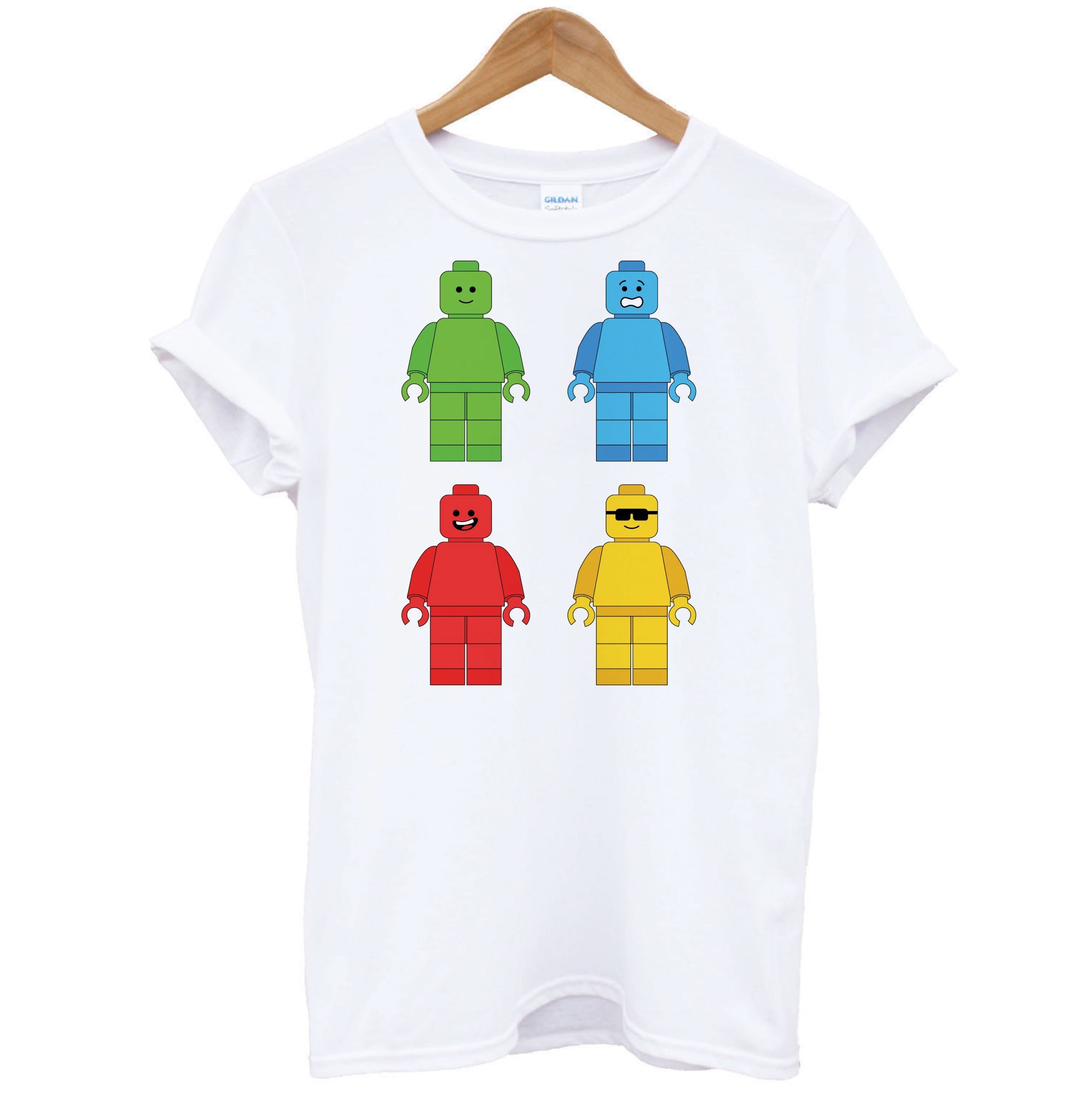 Bricks Figures Rainbow T-Shirt