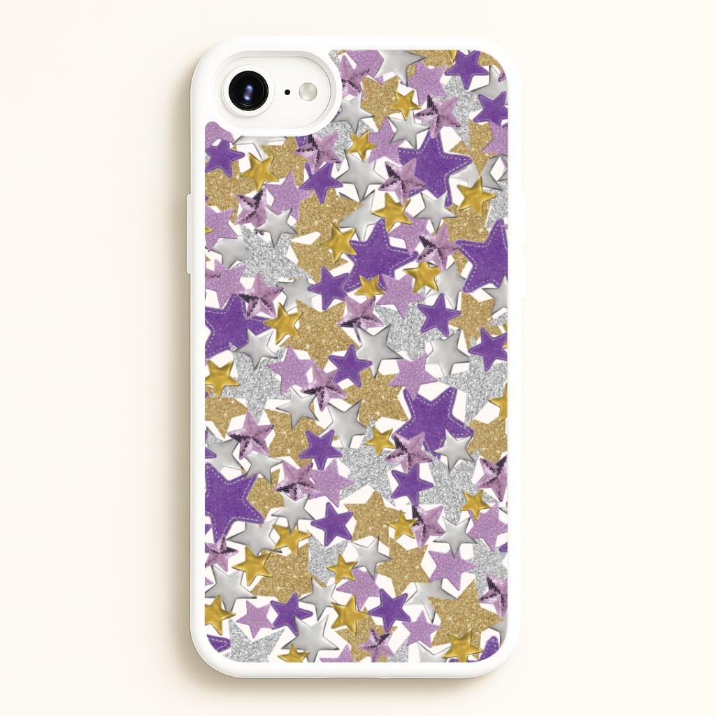 Mauve Stars Collage  iPhone 6 / 7 / 8 / SE Case
