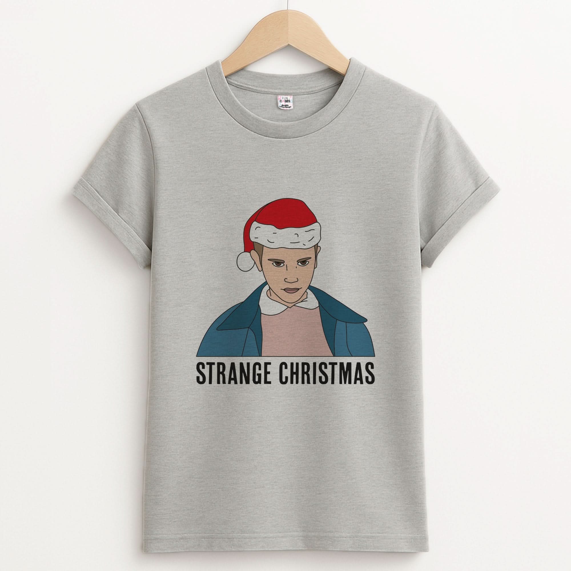 Strange Christmas  Unisex Grey T-Shirt
