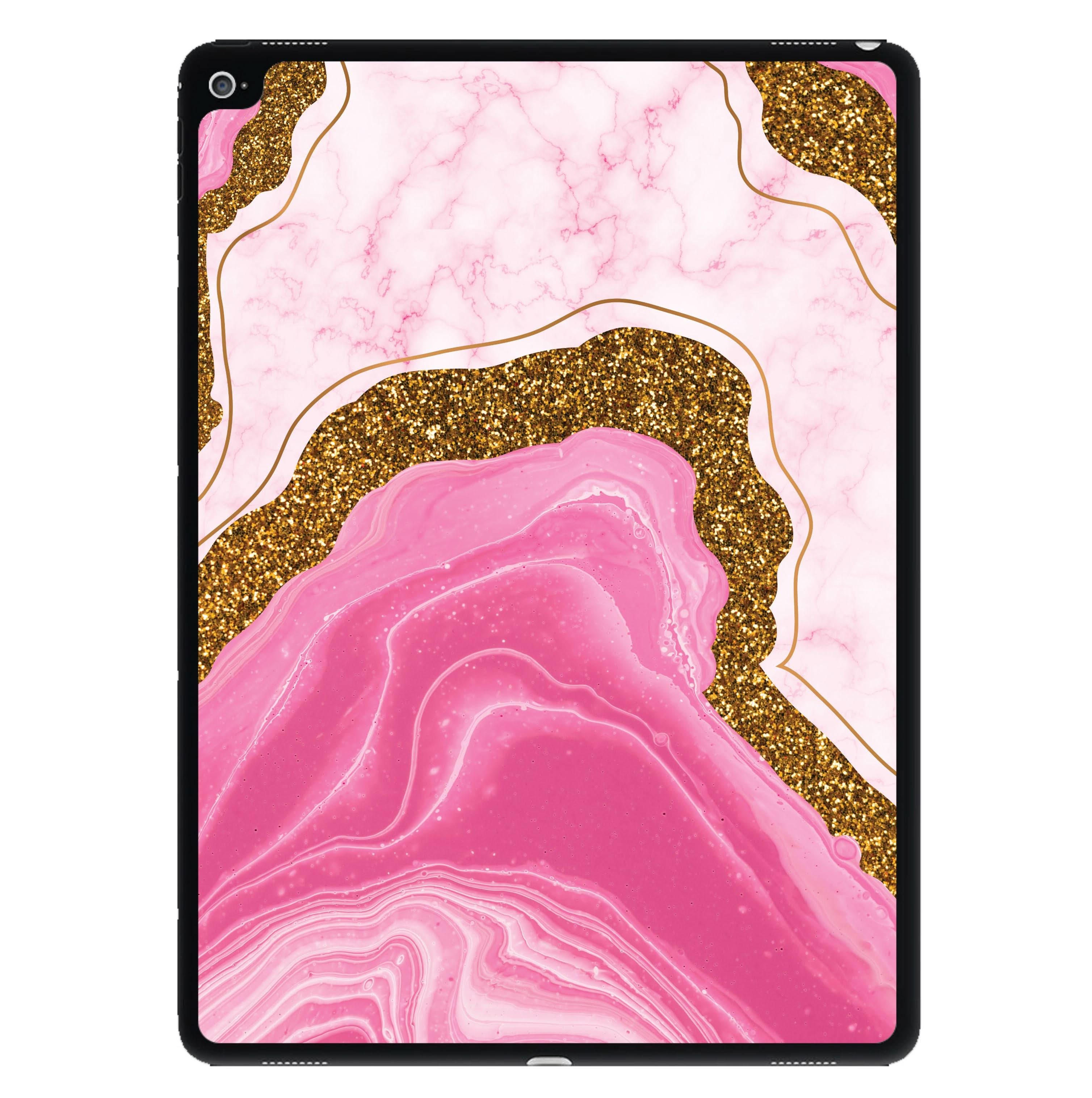 Marble Rock Veins And Glitter iPad Case