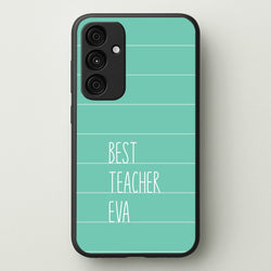 Best Teacher Eva Galaxy A35 Case