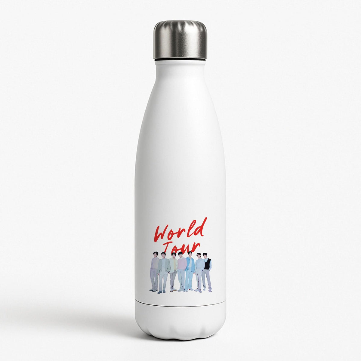 K-Pop Band Pastel Tour Water Bottle