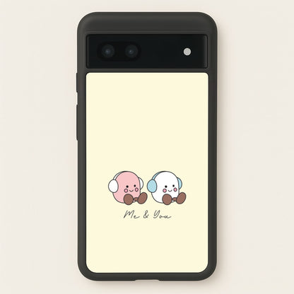 Cute Christmas Marshmellow Plushies Google Pixel 6a Case