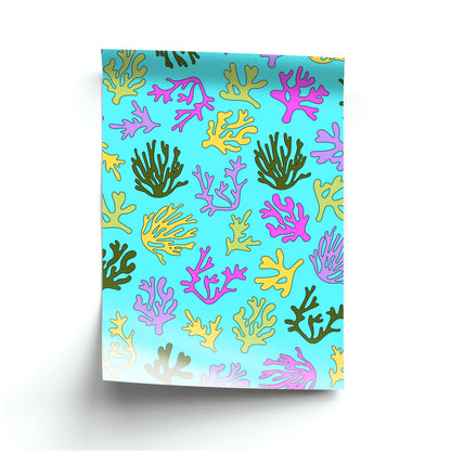 Coral Pattern - Sealife Poster