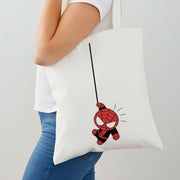 Gray Hanging Spider Hero Tote Bag 2