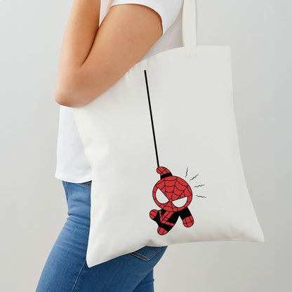 Gray Hanging Spider Hero Shoulder Bag