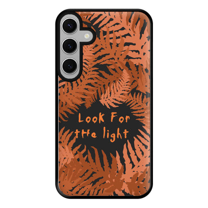 Look For The Light Fern Pattern Galaxy S24FE Case