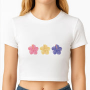 Hawaiian Hibiscus Crop top 2