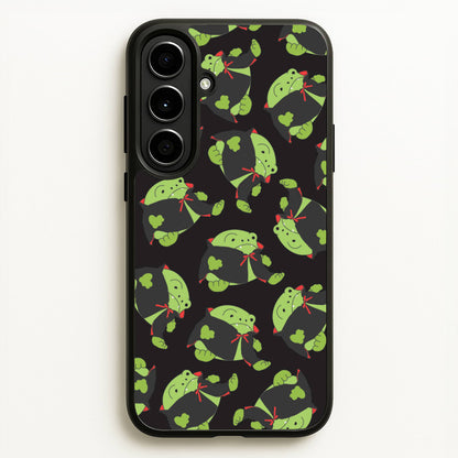 Vampire Frog Pattern  - Halloween Galaxy A56 Case