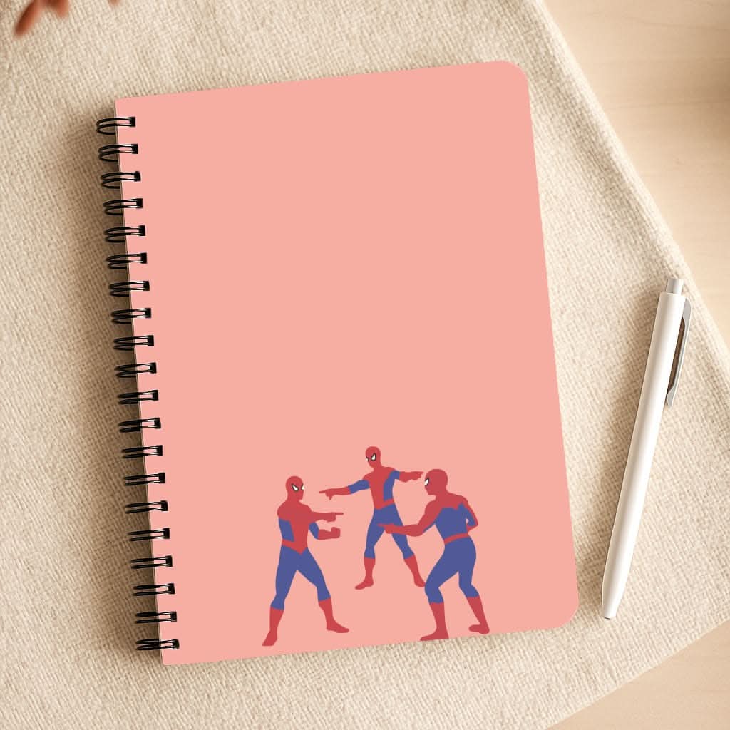 Spider Hero Pointing Meme Notepad