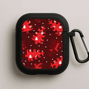 Wrapping Paper Christmas Tree Pattern AirPods Case 1