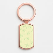 Sketched Winnie Pattern Luxury Keyring 4