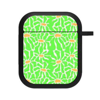 Green Flowers - Summer AirPods Case