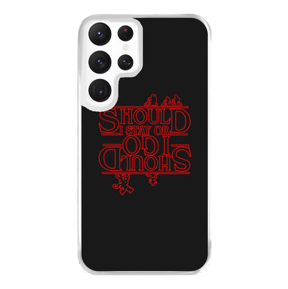 Should I Stay Or Should I Go Upside Down Phone Case