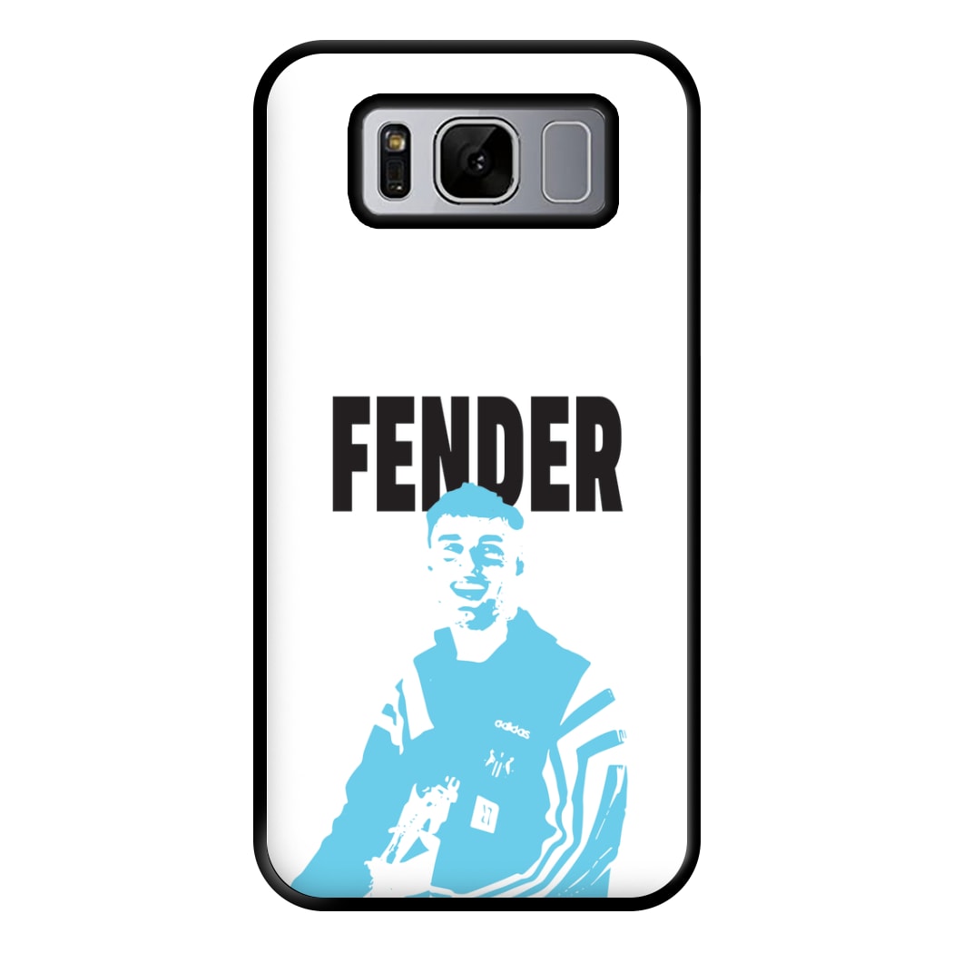 Fender Silhouette Blue Galaxy S8 Case