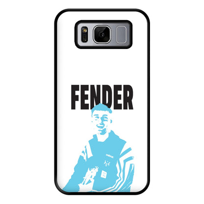 Fender Silhouette Blue Galaxy S8 Case
