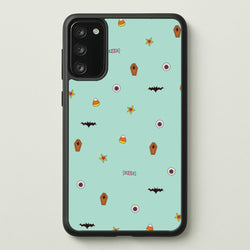 Minature Halloween Cartoons Pattern Galaxy S20 Case