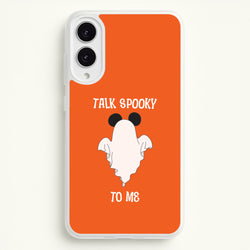 Talk Spooky To Me Mouse Ghost Galaxy S25 Edge Case