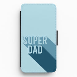 Super Dad Title Flip / Wallet Phone Case