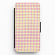Fruit Punch Gingham Flip / Wallet Phone Case 1