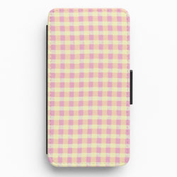 Fruit Punch Gingham Flip / Wallet Phone Case