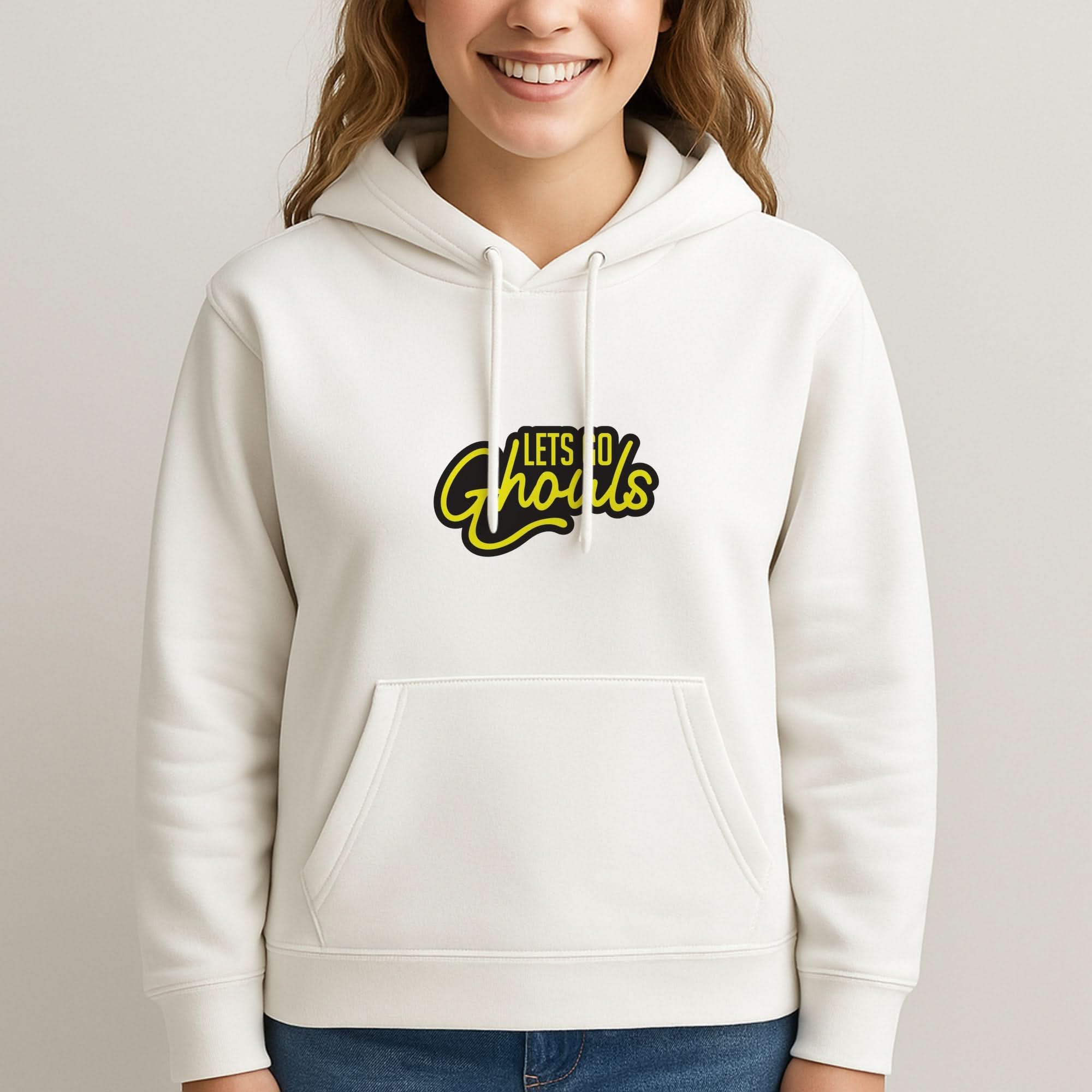 Let's Go Ghouls Womans Hooded Sweatshirt