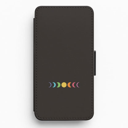 Band Moon Cycle Flip / Wallet Phone Case